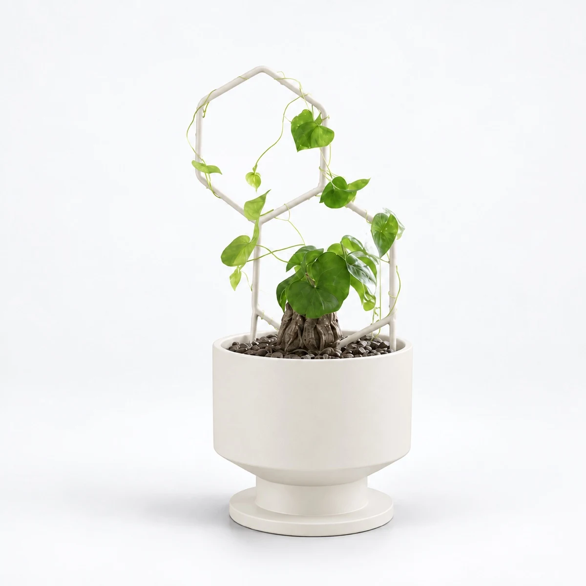 AAAAAAAA級天然草化玉六角柱B0704/YS/5/208D PLANTS POLE 